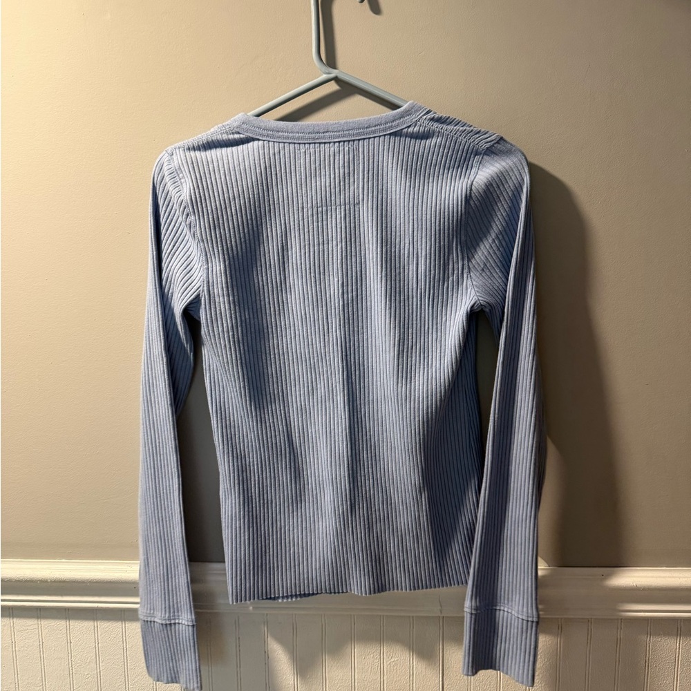 Aerie Fireside Long Sleeve Henley T-Shirt Small - Picture 7 of 7